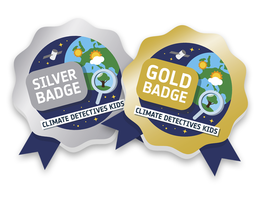 Insignias de Climate Detectives